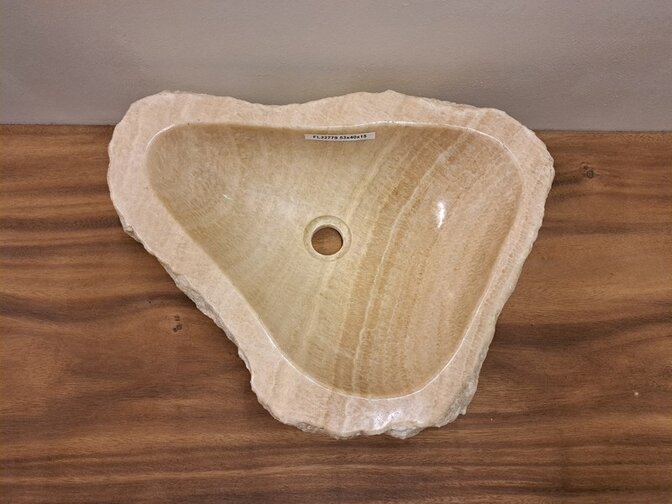 Onyx-Waschbecken – oval – 53 x 40 x 15 – FL22779