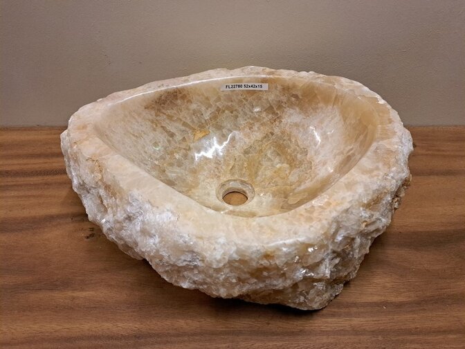 Onyx-Waschbecken – oval – 52x42x15 – FL22780
