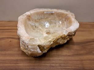 Onyx-Waschbecken – oval – 46x45x15 – FL22781