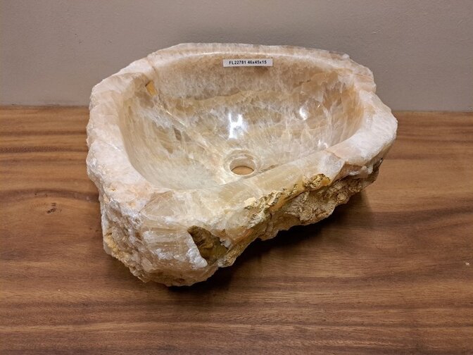 Onyx-Waschbecken – oval – 46x45x15 – FL22781