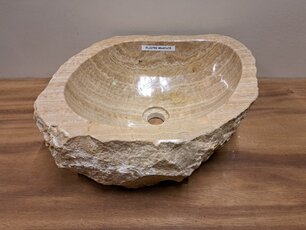 Onyx-Waschbecken – oval – 46x41x15 – FL22782
