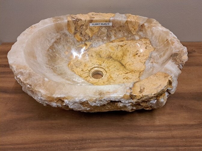 Onyx-Waschbecken – oval – 55 x 40 x 15 – FL22817