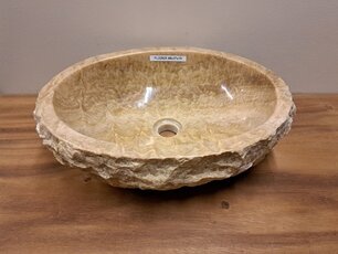 Onyx-Waschbecken – oval – 48x37x15 – FL22825