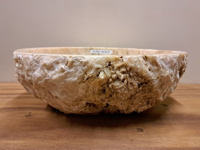 Onyx-Waschbecken – oval – 46x36x15 – FL22827