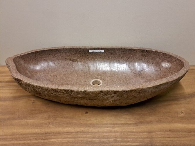 Waschbecken aus Naturstein – 87 x 37 x 15 cm – FL22835
