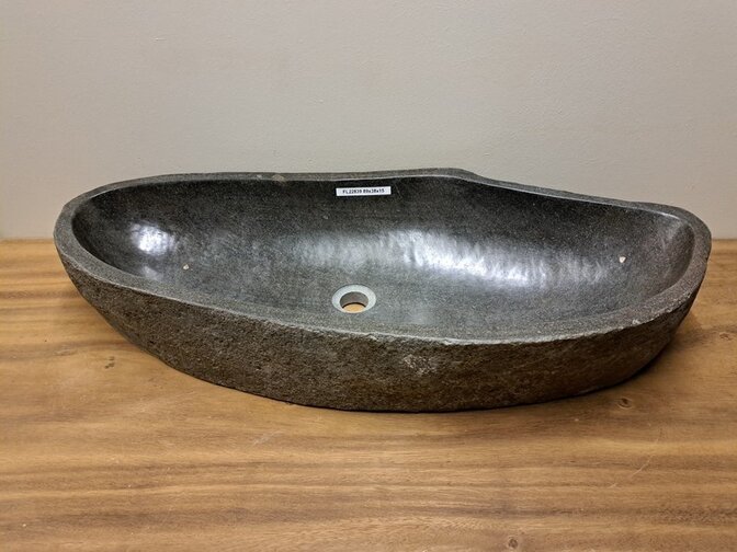 Naturstein-Waschbecken – 89 x 38 x 15 cm – FL22839