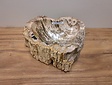 Waschbecken aus versteinertem Holz – 41 x 39 x 15 cm – FL22840