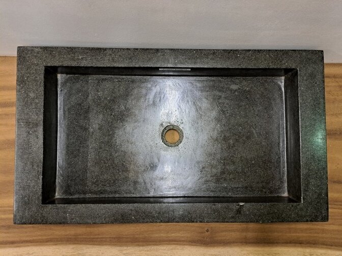 Naturstein-Waschbecken - 80x45x15cm - FL22847