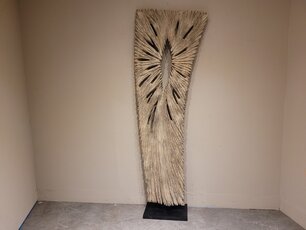 Einzigartige Deko-Wandplatte auf Ständer – 70 x 210