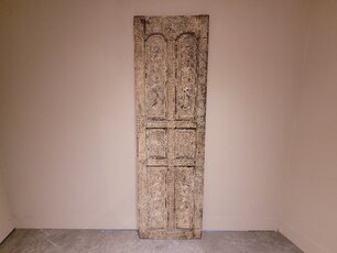 Wanddekoration aus Holzschnitzerei – 60 x 190 x 3 cm