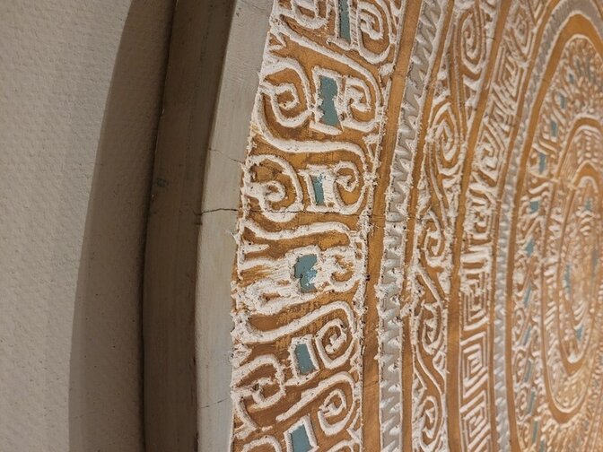 Dekoratives Wandpaneel rund 150cm