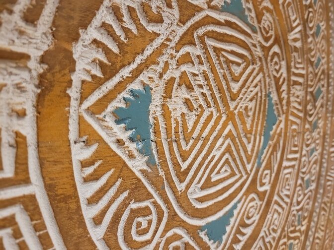 Dekoratives Wandpaneel rund 150cm