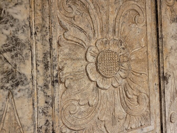 Alte indonesische Tür 65x225cm