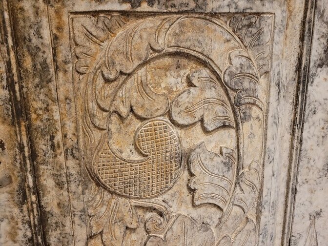 Alte indonesische Tür 65x225cm