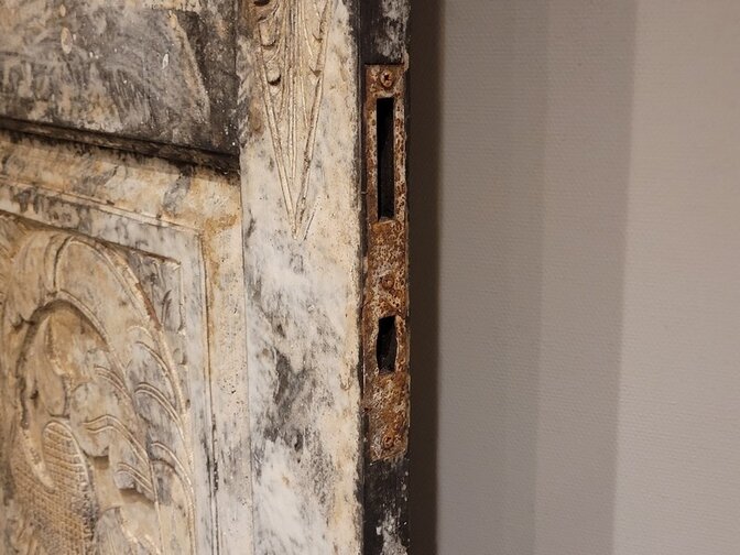 Alte indonesische Tür 65x225cm