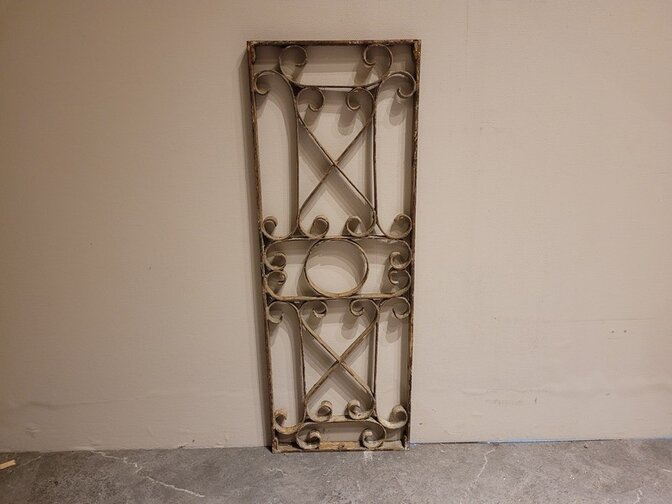 Metallfensterrahmen 90 x 30 cm