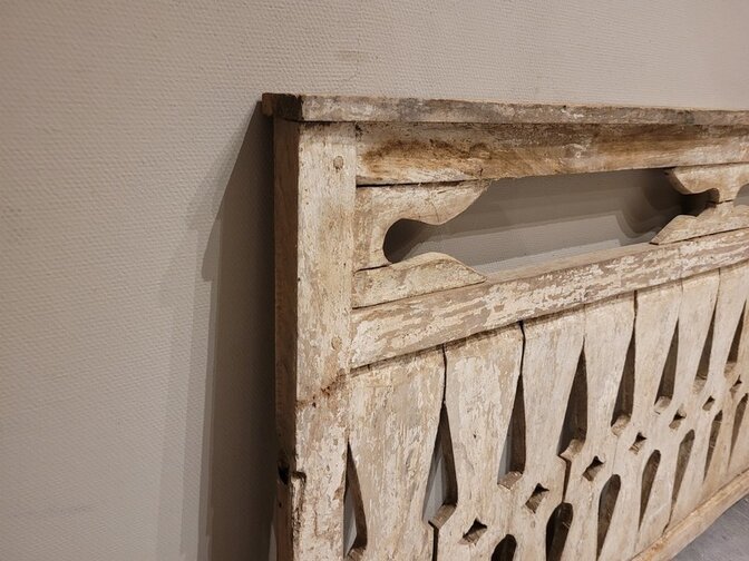 Alter Holzrahmen weiß – 135 x 80 cm – Heimdekoration