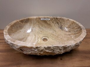 Onyx-Waschbecken – oval – 56x36x15 – FL22901