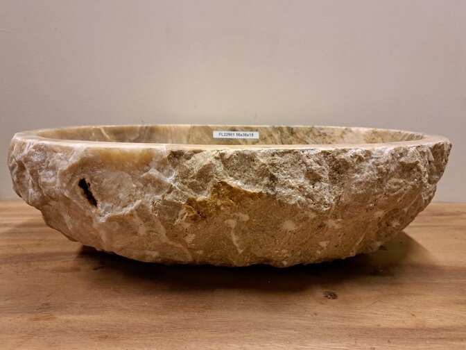 Onyx-Waschbecken – oval – 56x36x15 – FL22901