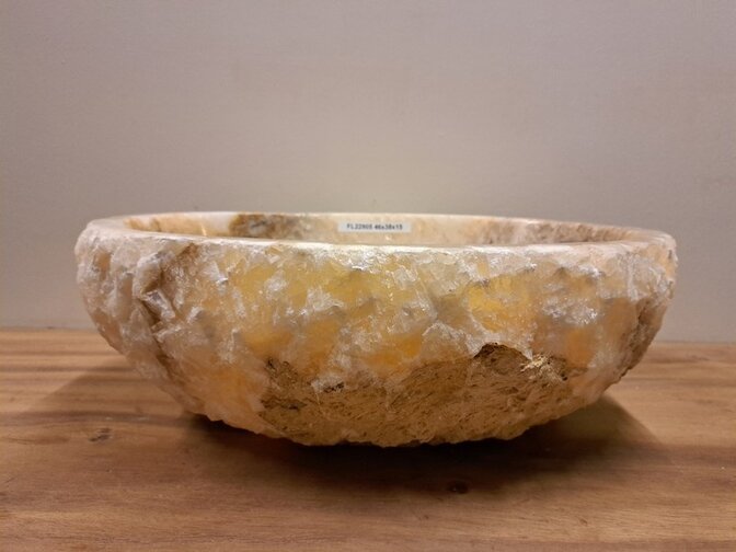 Onyxwaschbecken – oval – 46 x 38 x 15 – FL22905