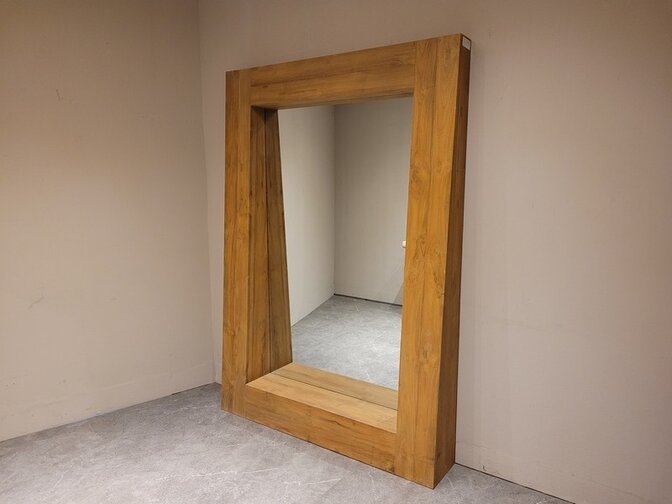 Standspiegel 140 x 200 cm – Natural – Teak