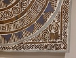 Wanddekoration mit Holzschnitzerei 120 x 110 cm – SKA24106-09