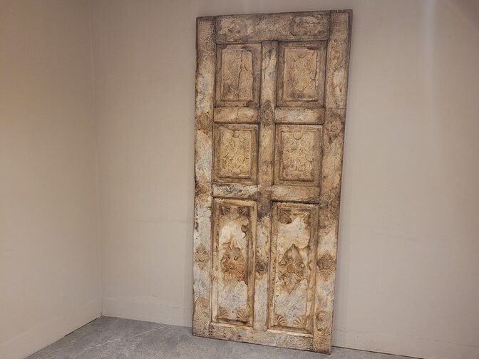 Alte indonesische Tür 90 x 200 cm – EA2464-05