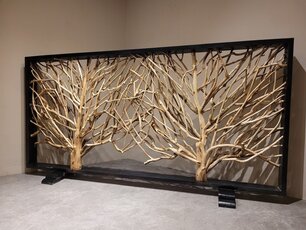 Raumteiler mit 2 Bäumen – 270 x 135 cm – NT2453-02