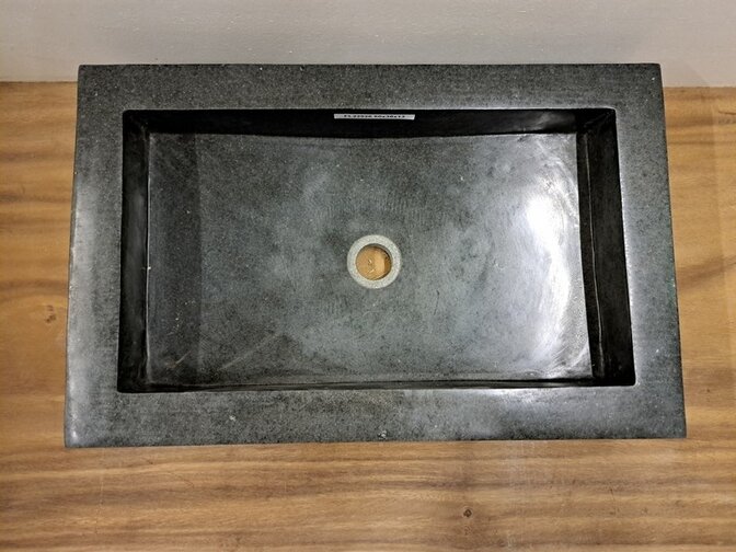 Natursteinwaschbecken – 60 x 38 x 13 cm – FL22926