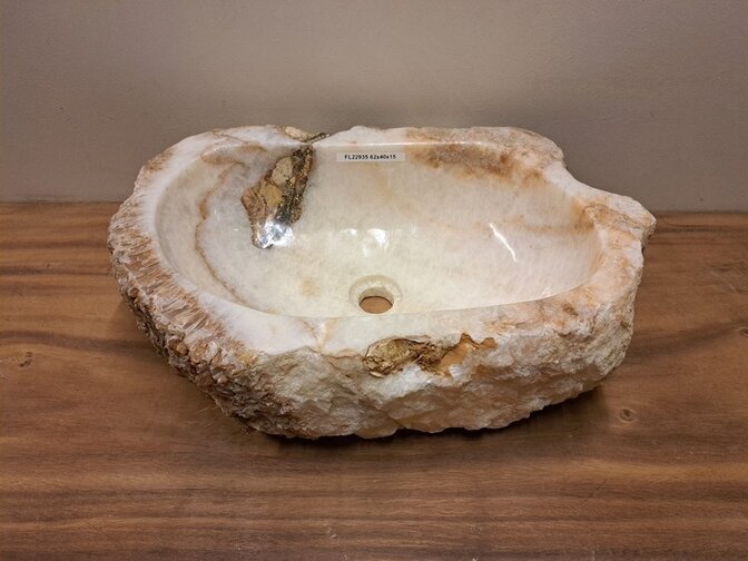 Onyx-Waschbecken – 62 x 40 x 15 – FL22935