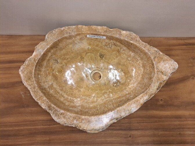 Onyx-Waschbecken – 70 x 50 x 15 cm – FL22949