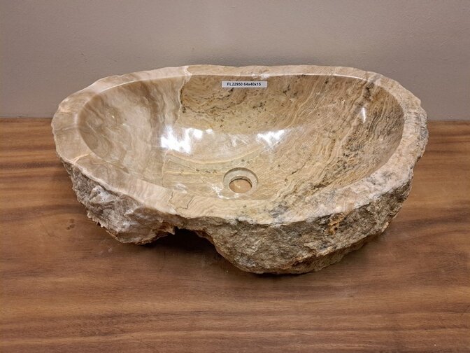 Onyx-Waschbecken – 64 x 50 x 15 cm – FL22950