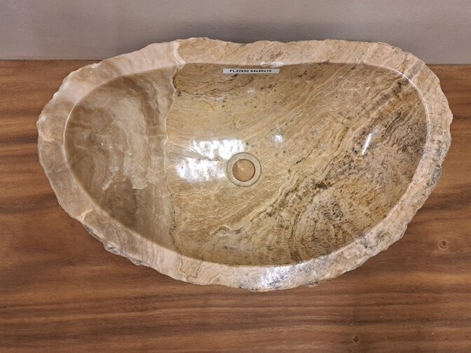 Onyx-Waschbecken – 64 x 50 x 15 cm – FL22950