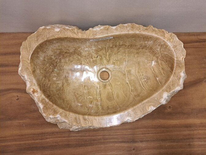 Onyx-Waschbecken – 65 x 42 x 15 cm – FL22951