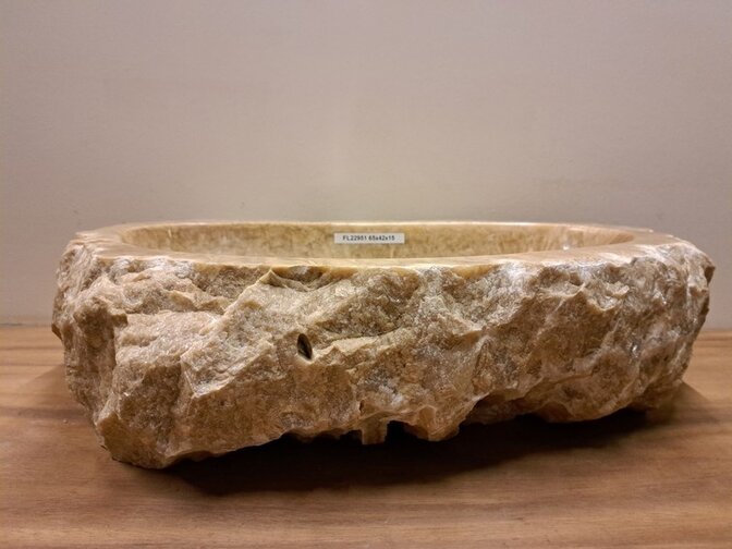 Onyx-Waschbecken – 65 x 42 x 15 cm – FL22951