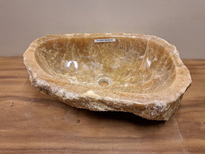 Onyx-Waschbecken – 58 x 38 x 15 cm – FL22953