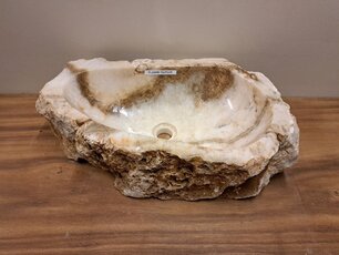 Onyx-Waschbecken – 62 x 37 x 15 cm – FL22958