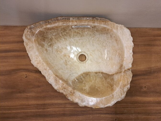 Onyx-Waschbecken – 52 x 42 x 15 cm – FL22959