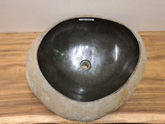 Naturstein-Waschbecken – 70 x 60 x 25 cm – FL22967