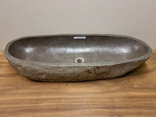 Naturstein-Waschbecken – 92 x 36 x 15 cm – FL22970