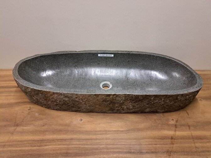 Naturstein-Waschbecken – 88 x 32 x 15 cm – FL22973