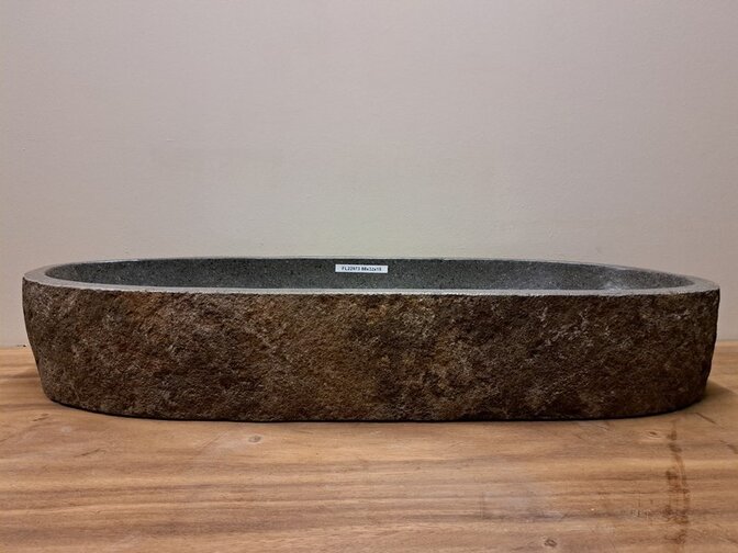 Naturstein-Waschbecken – 88 x 32 x 15 cm – FL22973