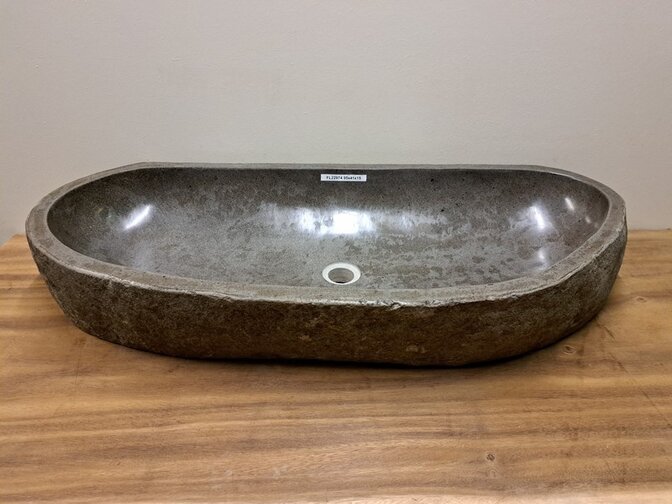 Naturstein-Waschbecken – 95 x 41 x 15 cm – FL22974