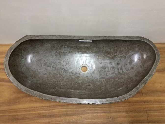 Naturstein-Waschbecken – 95 x 41 x 15 cm – FL22974