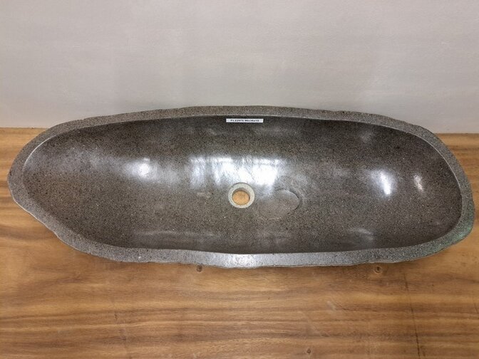 Naturstein-Waschbecken – 96 x 36 x 15 cm – FL22975