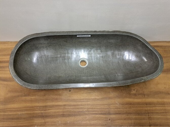 Naturstein-Waschbecken – 87 x 35 x 15 cm – FL22976