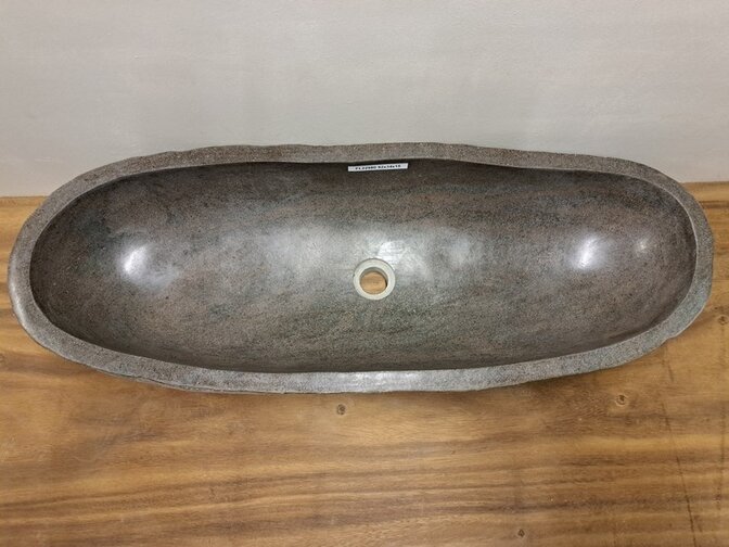 Naturstein-Waschbecken – 92 x 34 x 15 cm – FL22980