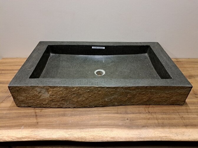 Naturstein-Waschbecken – 80 x 45 x 13 cm – FL22981