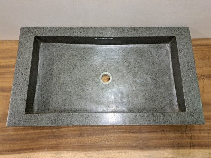 Naturstein-Waschbecken – 80 x 45 x 13 cm – FL22982