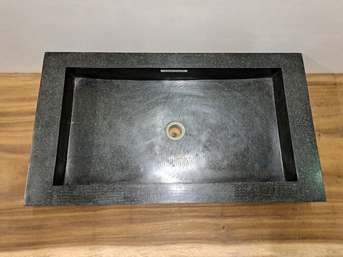 Naturstein-Waschbecken – 80 x 45 x 13 cm – FL22983